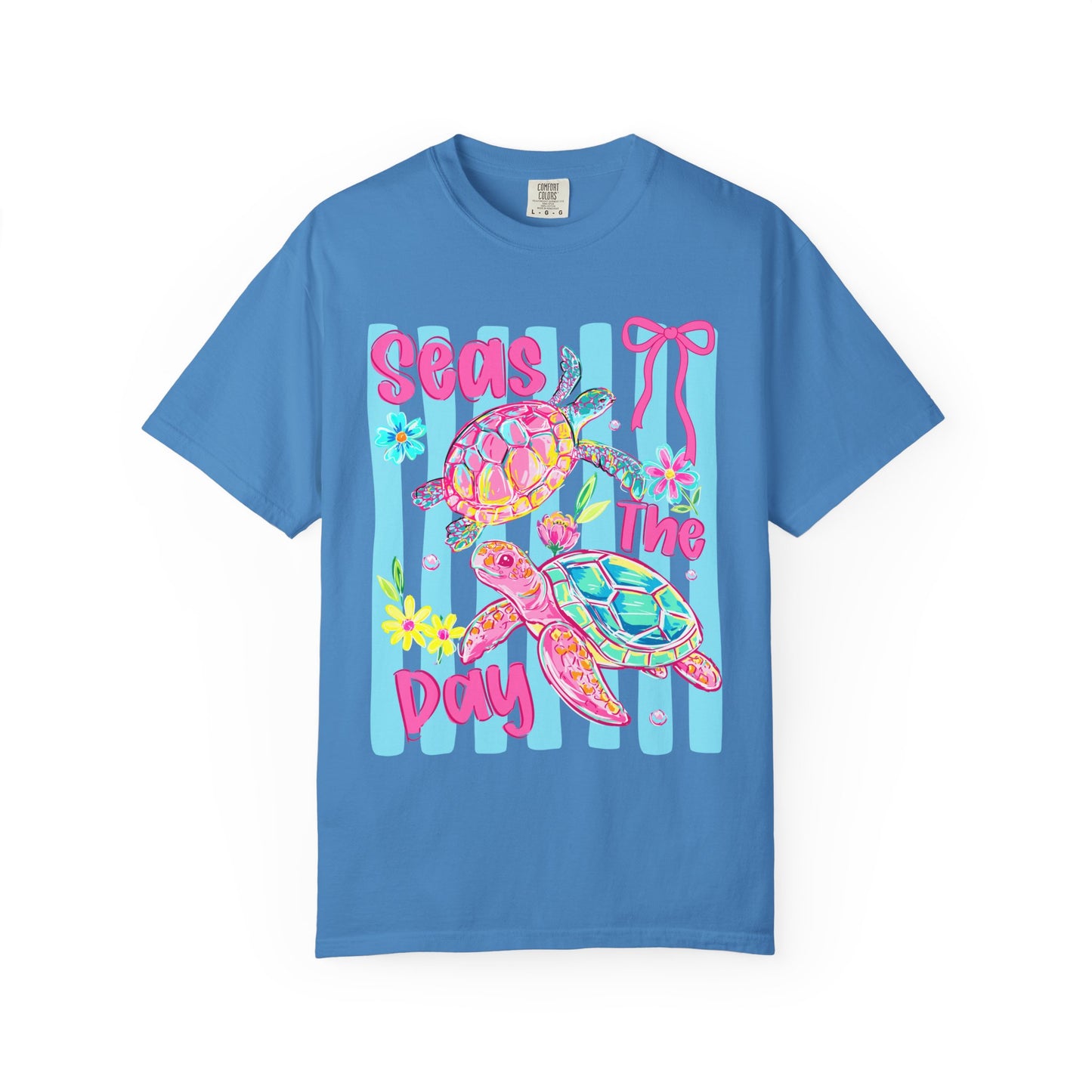 Sea Turtles "Seas the Day" Graphic T-Shirt