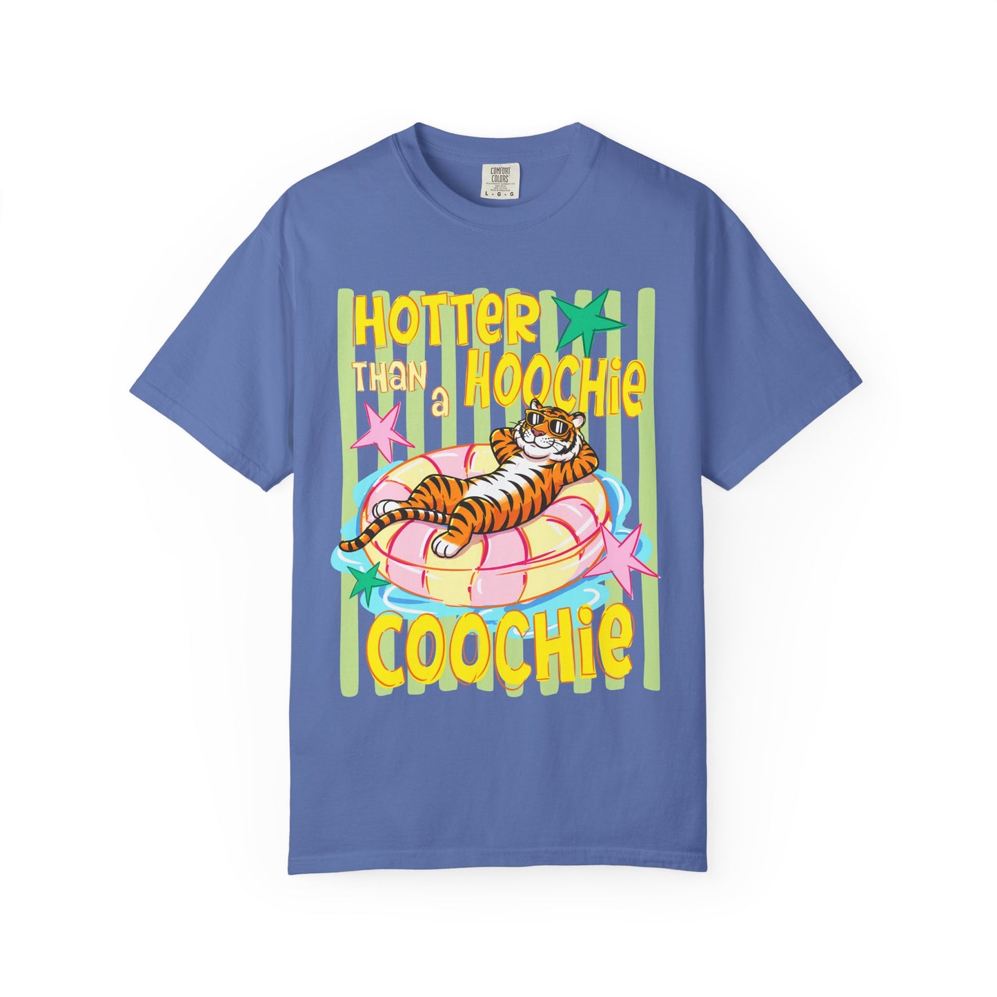 Hotter Than Hoochie Coochie T-Shirt — Retro Tiger Float Summer Tee