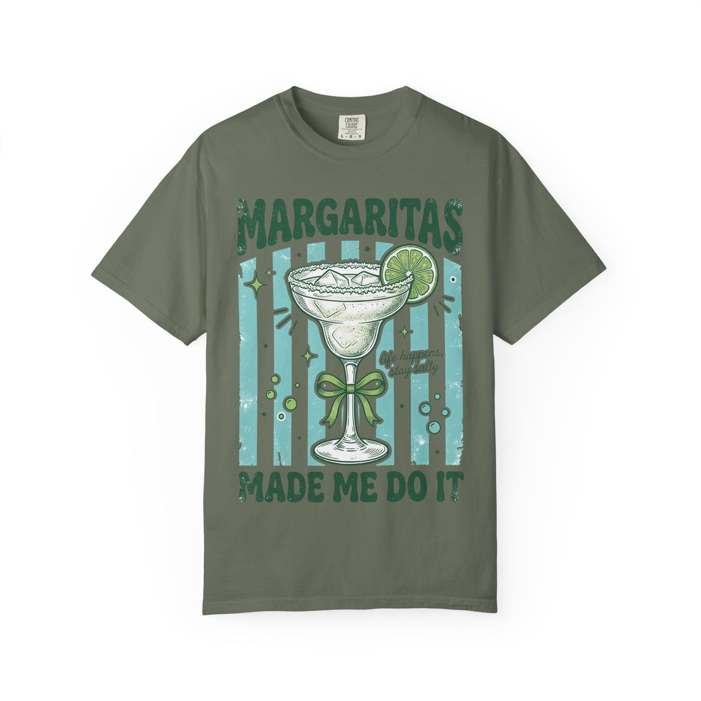 Margaritas Made Me Do It T-Shirt — Funny Cocktail Tee for Margarita Lovers