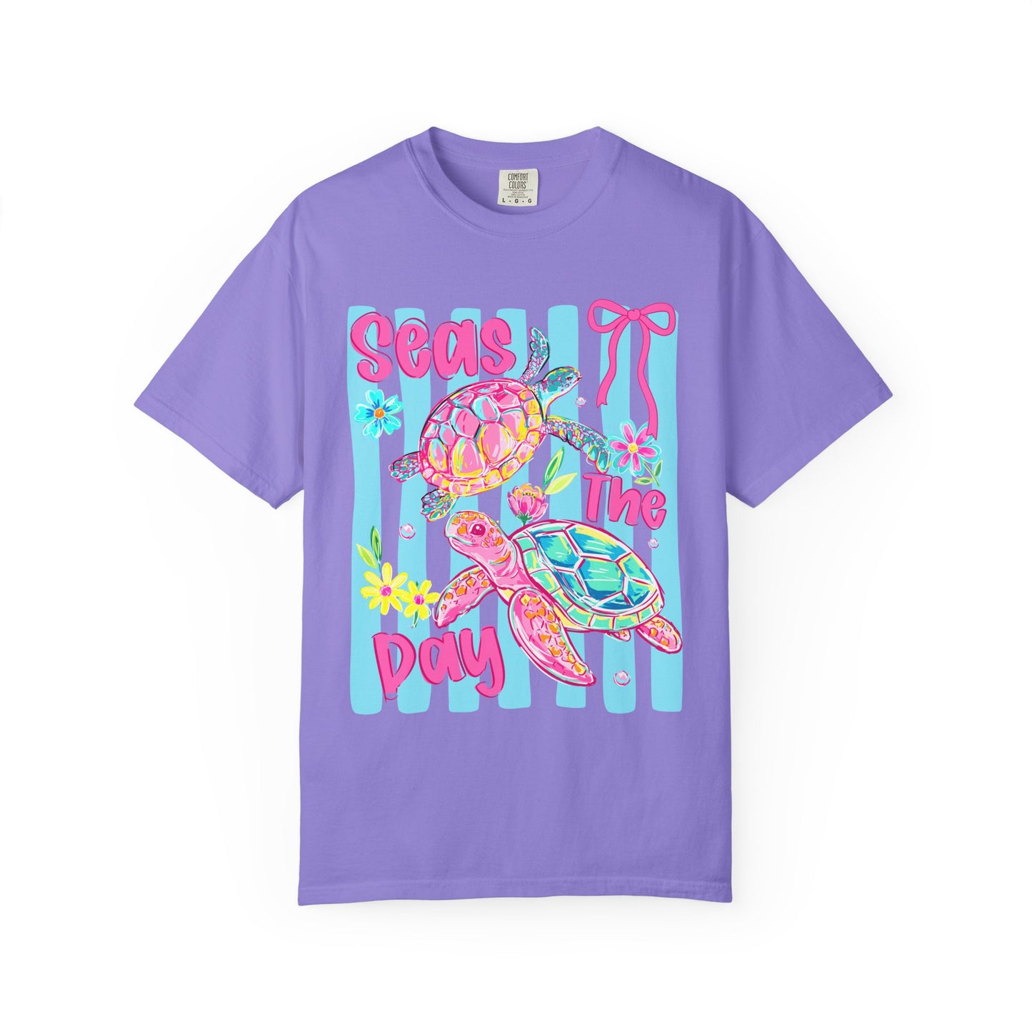 Sea Turtles "Seas the Day" Graphic T-Shirt