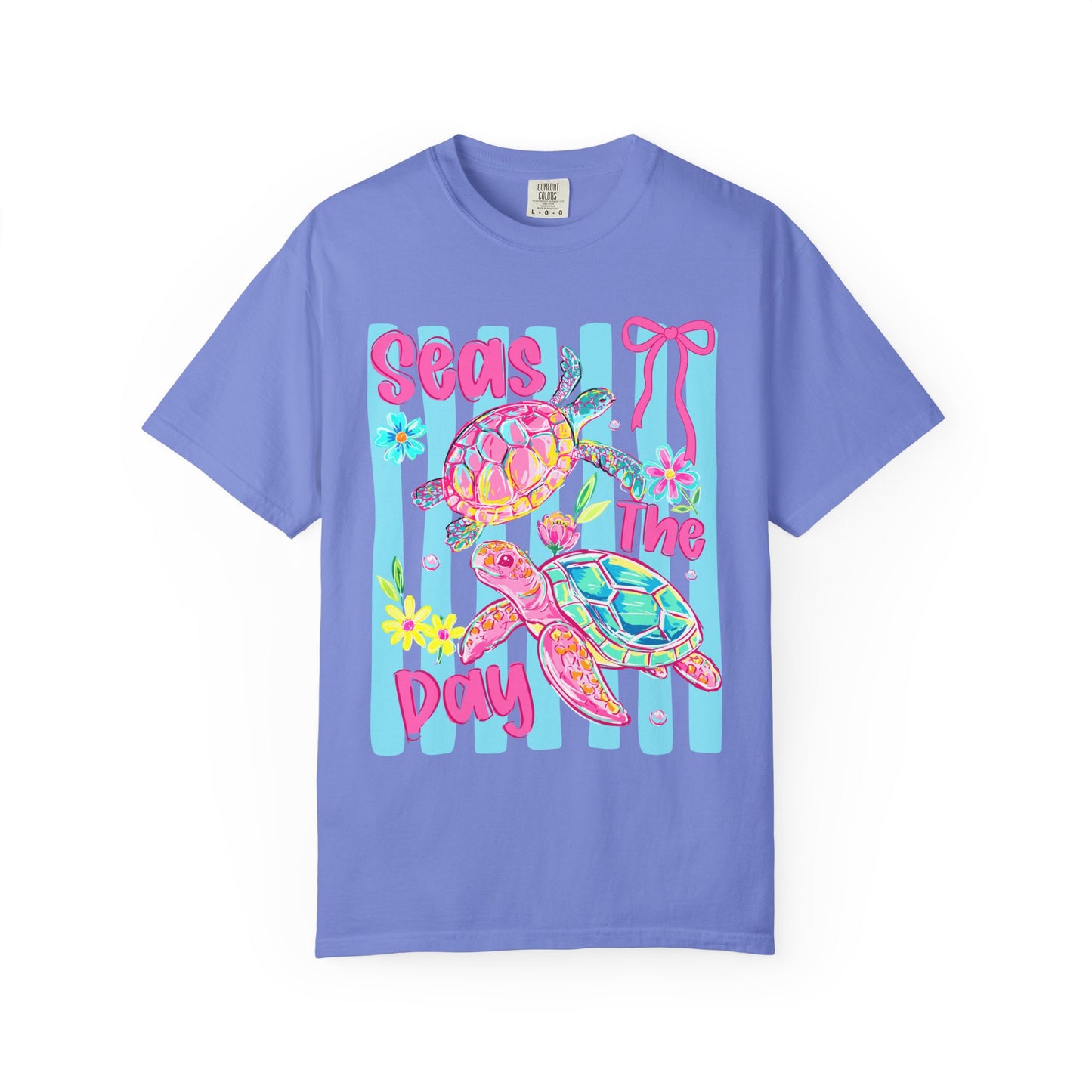 Sea Turtles "Seas the Day" Graphic T-Shirt