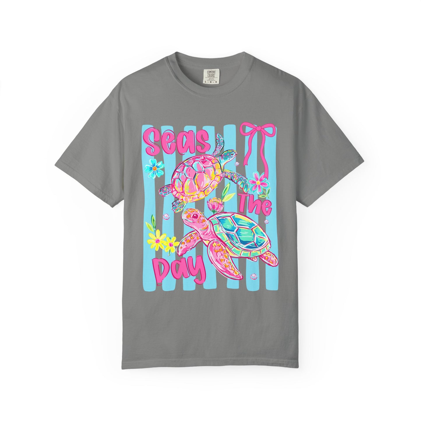 Sea Turtles "Seas the Day" Graphic T-Shirt