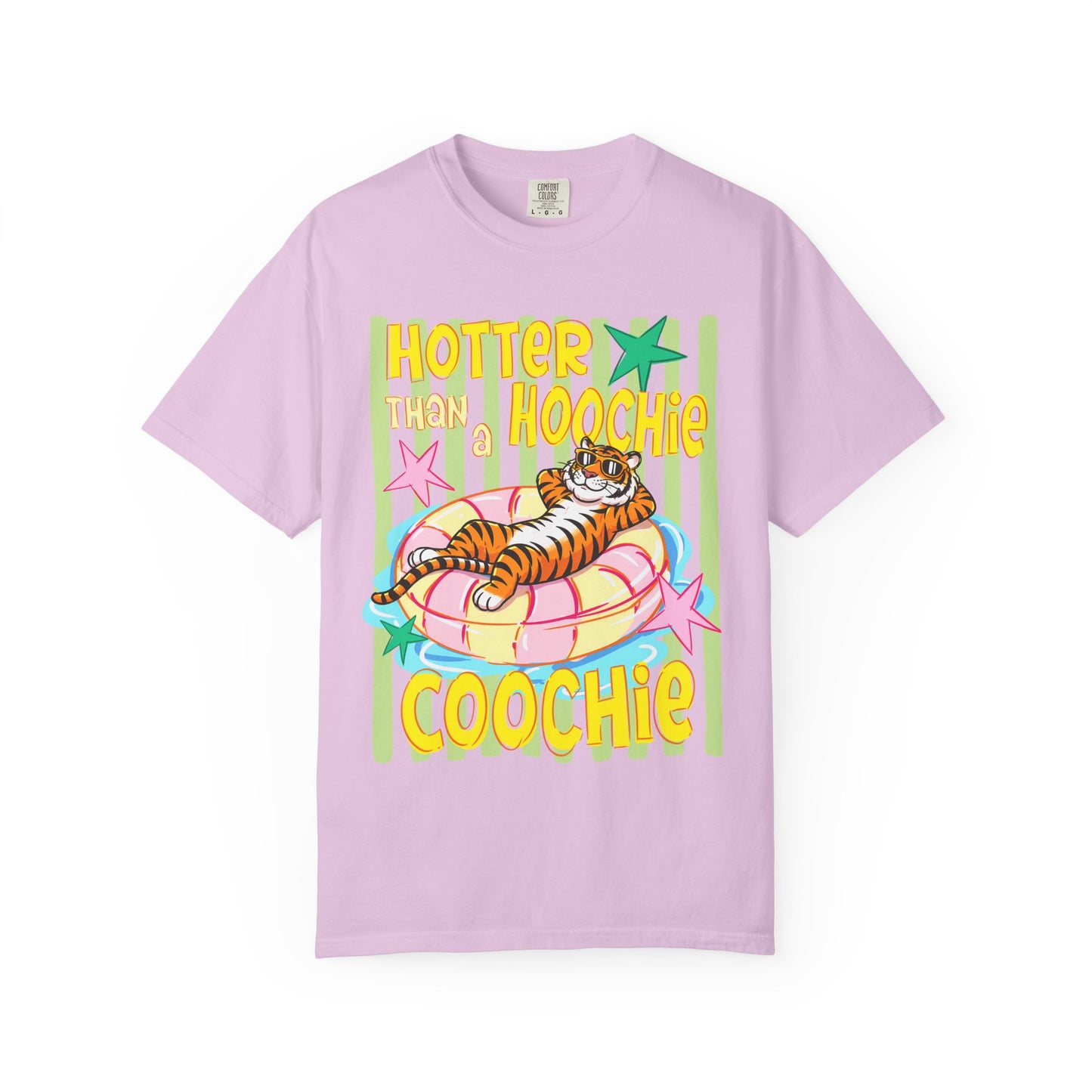 Hotter Than Hoochie Coochie T-Shirt — Retro Tiger Float Summer Tee