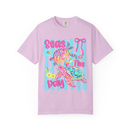 Sea Turtles "Seas the Day" Graphic T-Shirt