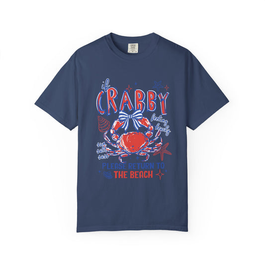 Crabby Please Return to the Beach T-Shirt