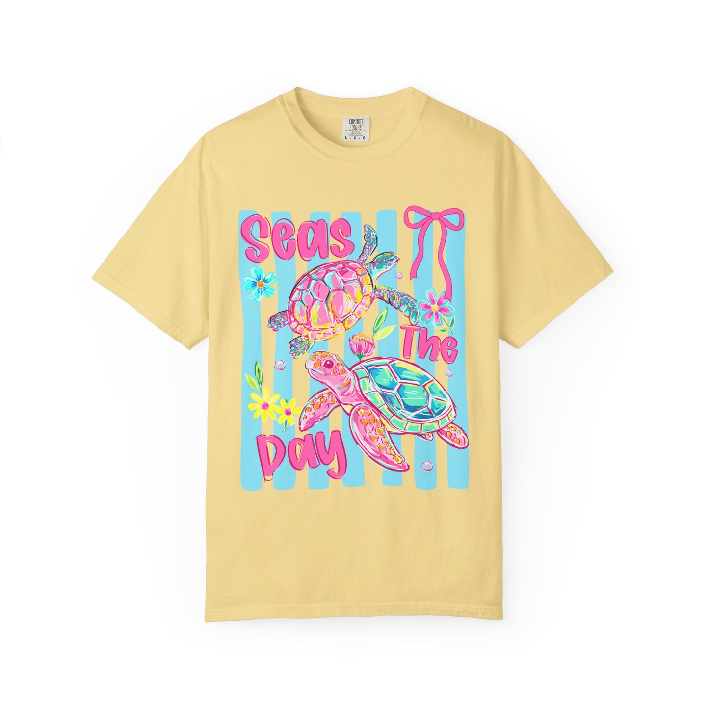 Sea Turtles "Seas the Day" Graphic T-Shirt