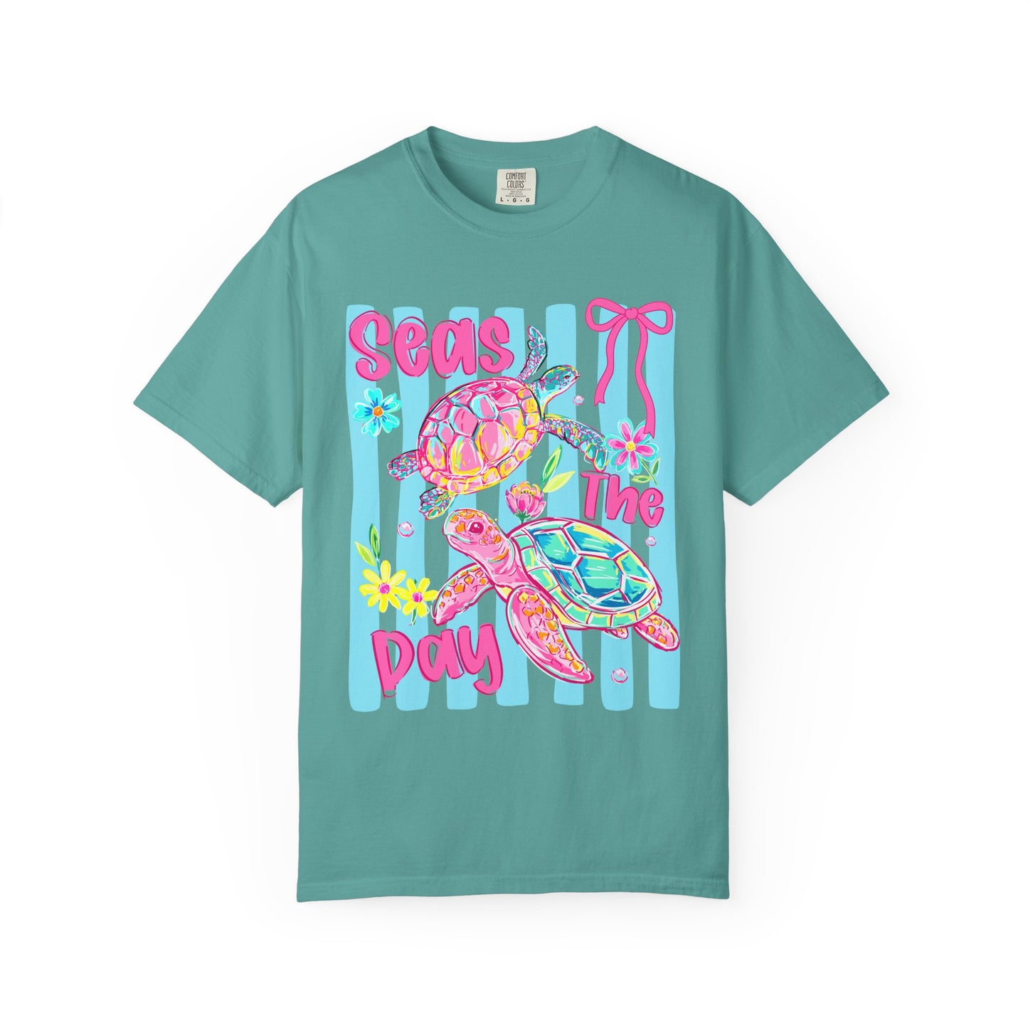 Sea Turtles "Seas the Day" Graphic T-Shirt