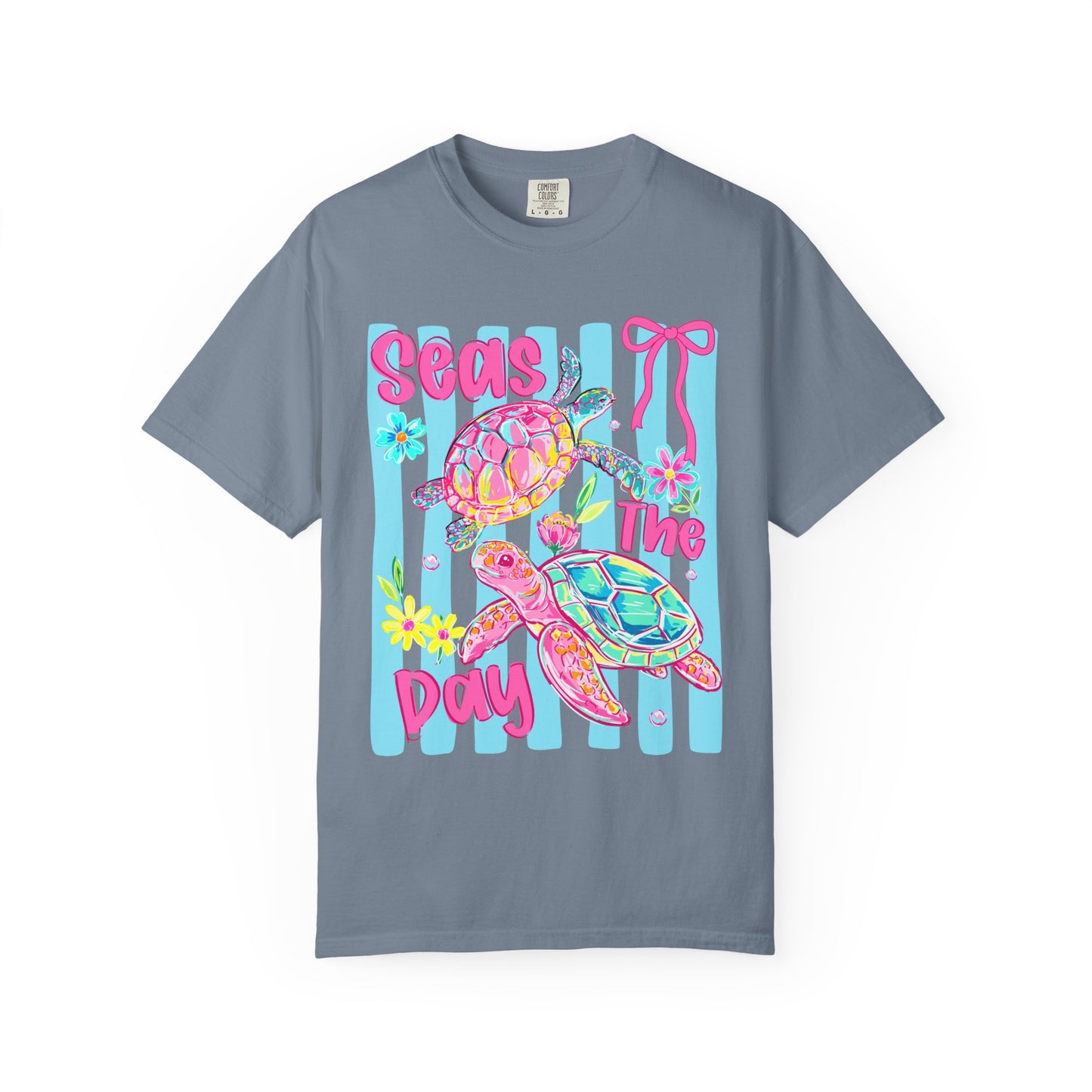 Sea Turtles "Seas the Day" Graphic T-Shirt