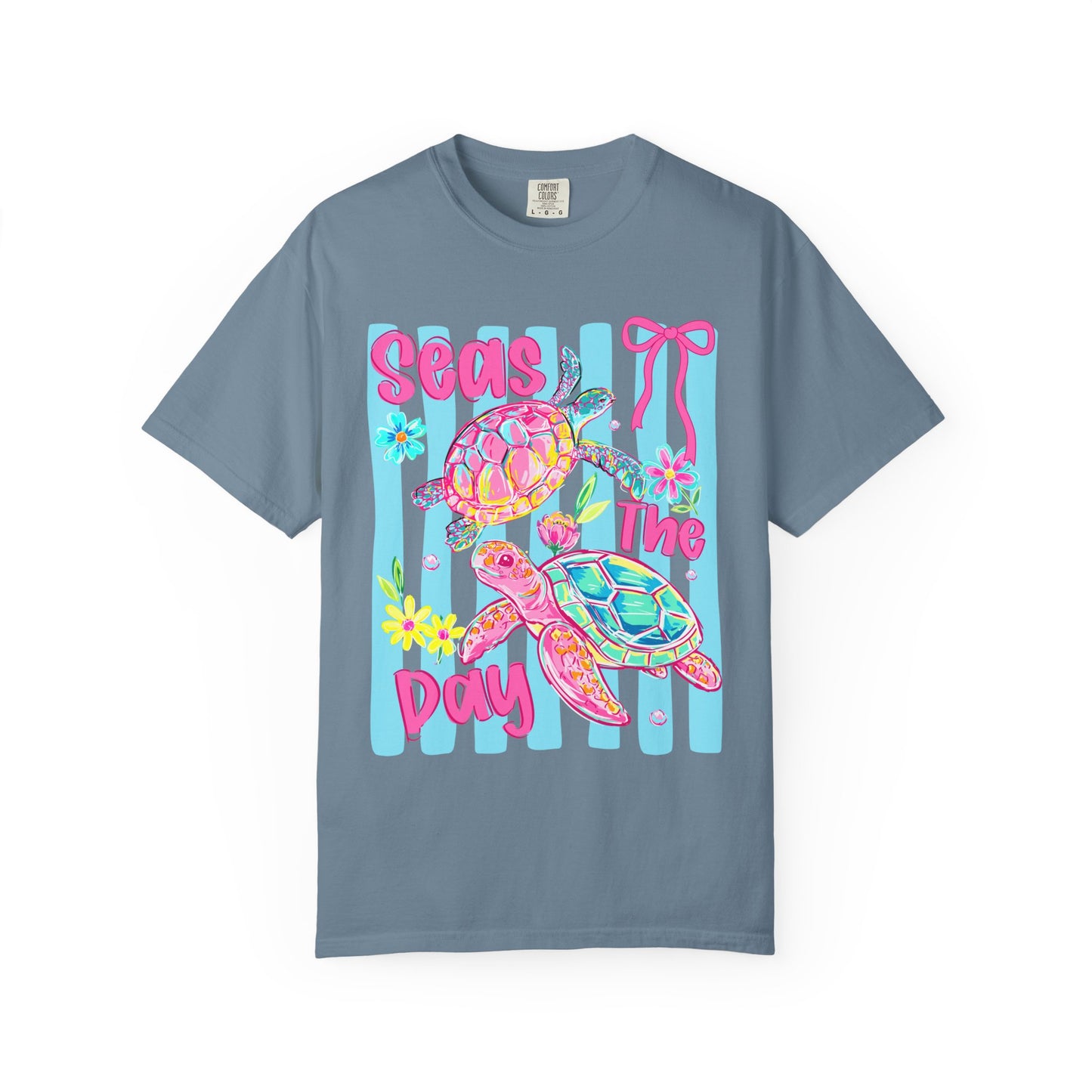 Sea Turtles "Seas the Day" Graphic T-Shirt
